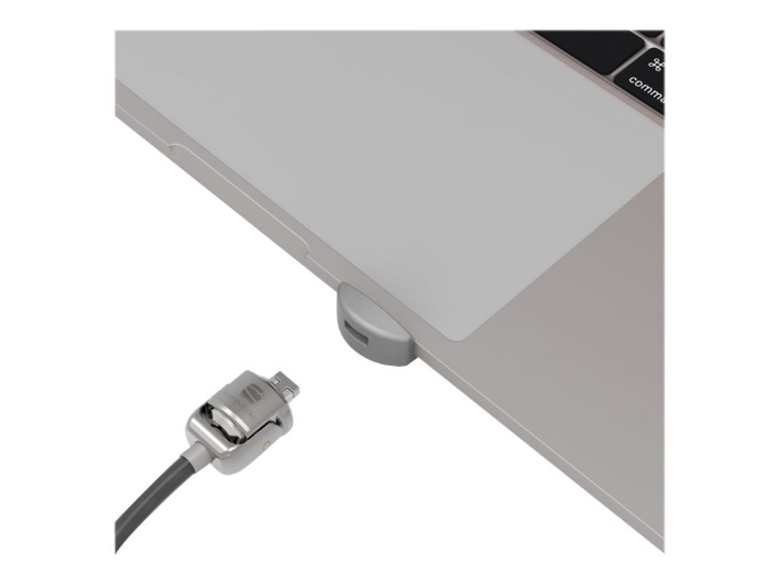 Bild på Compulocks Ledge Lock Adaptor for MacBook Pro 13" M1 & M2 with Combination Cable Lock Silve