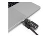Bild på Compulocks Ledge Lock Adaptor for MacBook Pro 13" M1 & M2 with Combination Cable Lock Silve