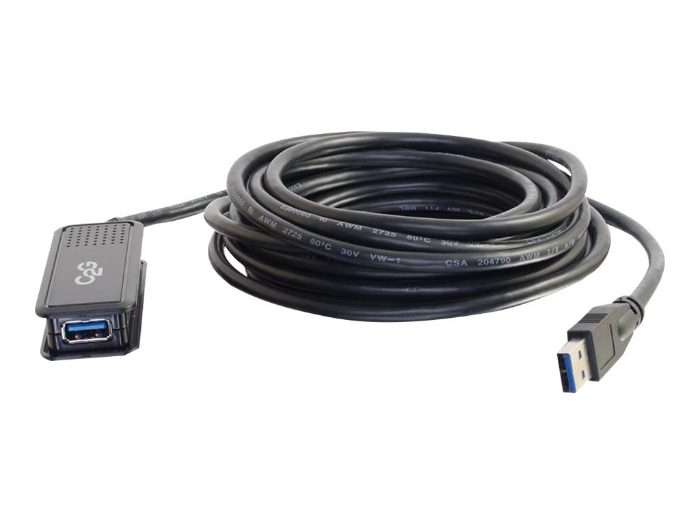 Bild på C2G 5m USB 3.0 USB-A Male to USB-A Female Active Extension Cable