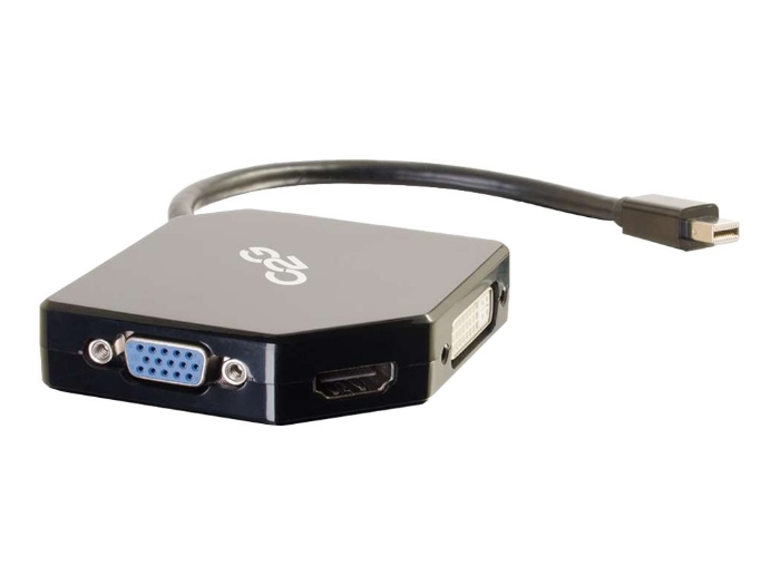 Bild på C2G Mini DisplayPort to HDMI, VGA, or DVI Adapter Converter
