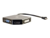 Bild på C2G Mini DisplayPort to HDMI, VGA, or DVI Adapter Converter