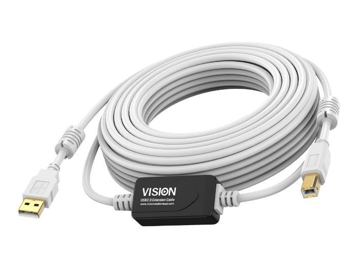 Bild på VISION Professional installation-grade USB 2.0 active cable