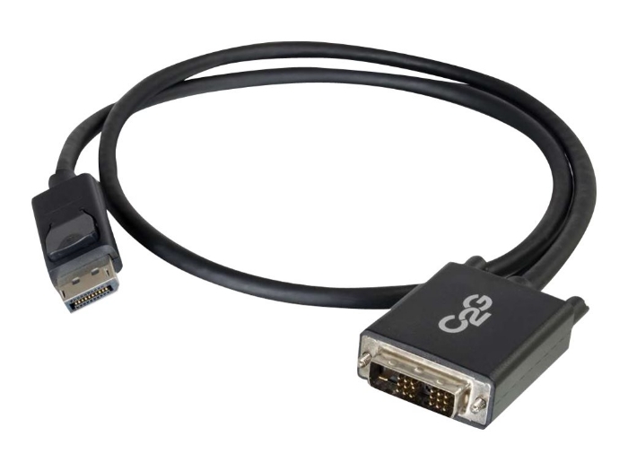 Bild på C2G 2m DisplayPort to Single Link DVI-D Adapter Cable M/M