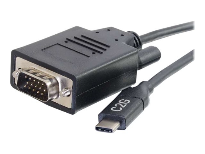 Bild på C2G 0.9m (3ft) USB C to VGA Adapter Cable