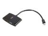 Bild på C2G 20cm Mini DisplayPort to HDMI or VGA Adapter Converter 4K UHD