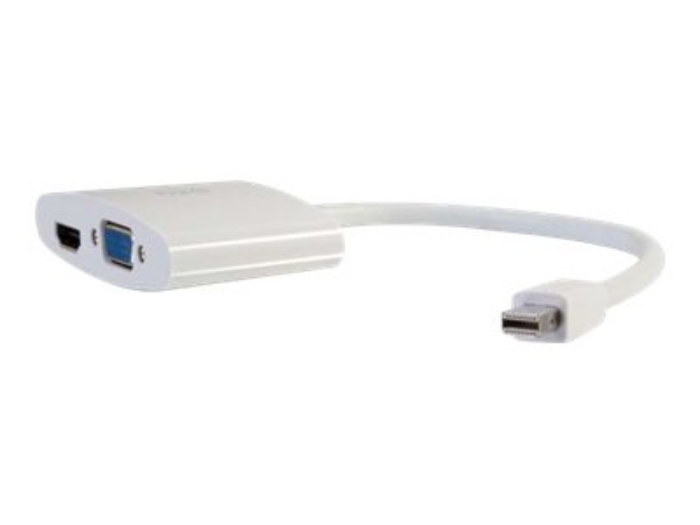Bild på C2G 20cm Mini DisplayPort to HDMI or VGA Adapter Converter 4K UHD