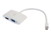 Bild på C2G 20cm Mini DisplayPort to HDMI or VGA Adapter Converter 4K UHD