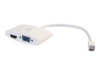 Bild på C2G 20cm Mini DisplayPort to HDMI or VGA Adapter Converter 4K UHD