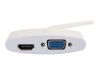 Bild på C2G 20cm Mini DisplayPort to HDMI or VGA Adapter Converter 4K UHD