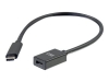 Bild på C2G 1ft USB-C to C 3.1 (Gen 2) Male to Female Extension Cable (10Gbps)