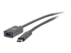 Bild på C2G 3ft USB-C to C 3.1 (Gen 1) Male to Female Extension Cable (5Gbps)