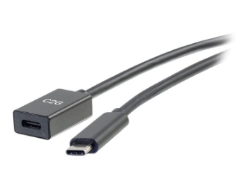 Bild på C2G 3ft USB-C to C 3.1 (Gen 2) Male to Female Extension Cable (10Gbps)