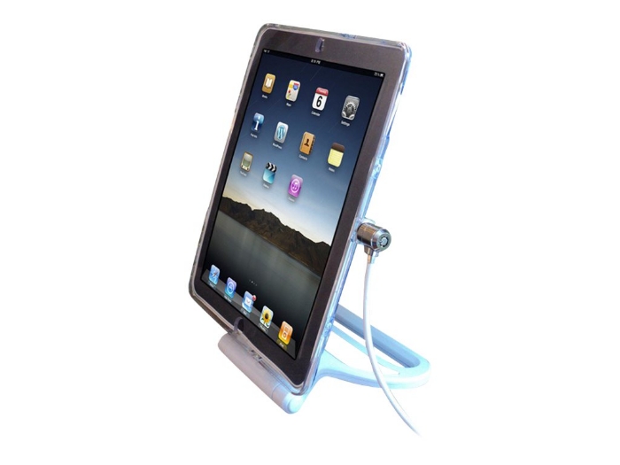 Bild på Compulocks iPad 9.7" Rotating Security Plastic Case Combination Cable Lock White