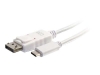 Bild på C2G 1.8m (6ft) USB C to DisplayPort Adapter Cable White