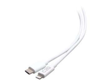 Bild på C2G 10ft (3m) USB-C Male to Lightning Male Sync and Charging Cable