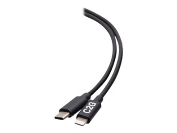 Bild på C2G 10ft (3m) USB-C Male to Lightning Male Sync and Charging Cable