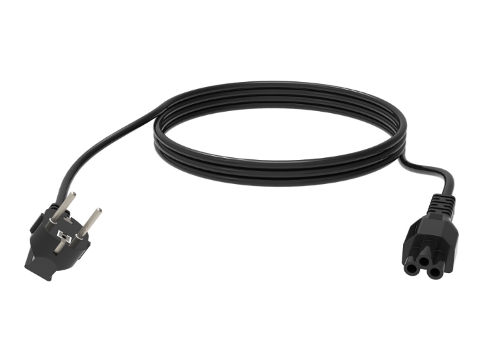 Bild på VISION Professional installation-grade Cloverleaf to EU plug power cable