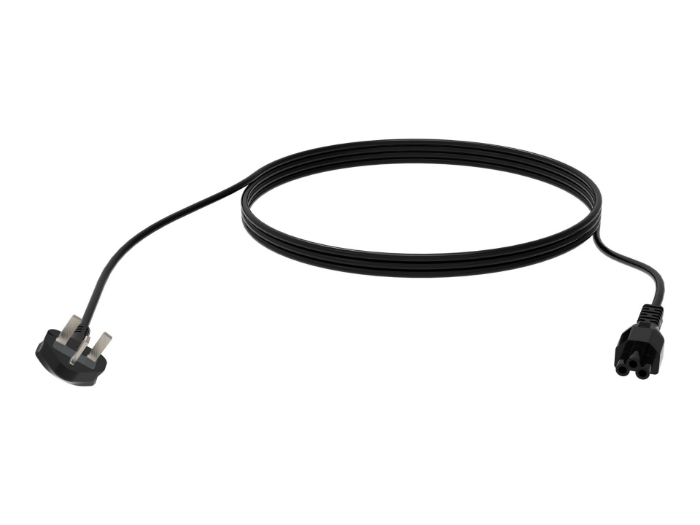 Bild på VISION Professional installation-grade Cloverleaf to UK plug power cable