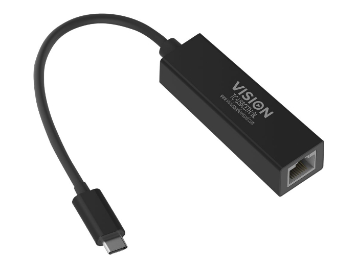 Bild på VISION Professional installation-grade USB-C to RJ45 Gigabit Ethernet network adapter