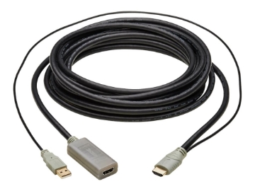 Bild på Eaton Tripp Lite Series HDMI Extension Cable with Active Repeater (M/F), 4K 60 Hz, HDR, 4:4:4, HDCP 2.2, 20 ft. (6.1 m), TAA