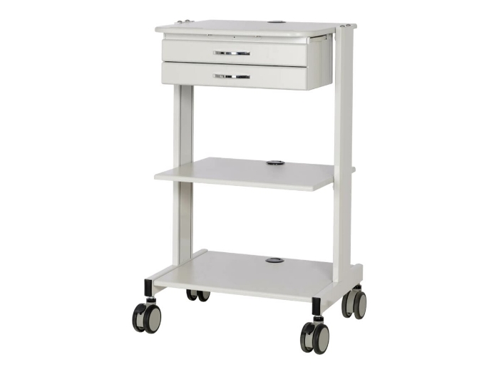 Bild på Eaton Tripp Lite Series Mobile Workstation with 2x Adjustable Shelves, 2x Metal Drawers, Locking Casters, TAA