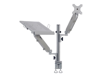 Bild på Eaton Tripp Lite Series Full-Motion Desktop Clamp for Laptop and 17" to 32" Monitor, Aluminum, TAA
