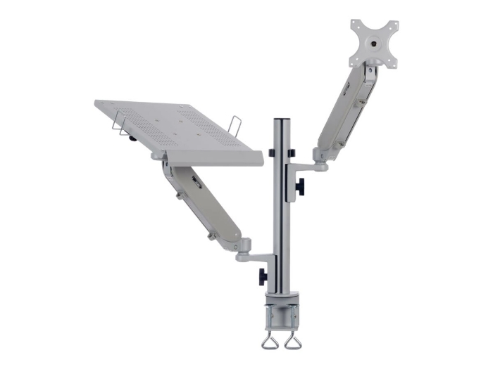 Bild på Tripp Lite Full-Motion Desktop Clamp for Laptop and 17" to 32" Monitor, Aluminum, TAA