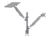 Bild på Eaton Tripp Lite Series Full-Motion Desktop Clamp for Laptop and 17" to 32" Monitor, Aluminum, TAA