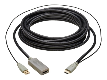 Bild på Eaton Tripp Lite Series HDMI Extension Cable with Active Repeater (M/F), 4K 60 Hz, HDR, 4:4:4, HDCP 2.2, 10 ft. (3.1 m), TAA