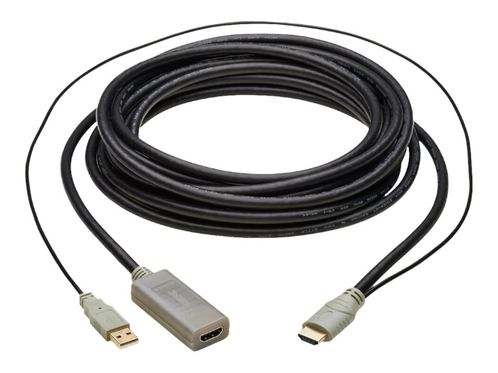Bild på Eaton Tripp Lite Series HDMI Extension Cable with Active Repeater (M/F), 4K 60 Hz, HDR, 4:4:4, HDCP 2.2, 15 ft. (4.6 m), TAA