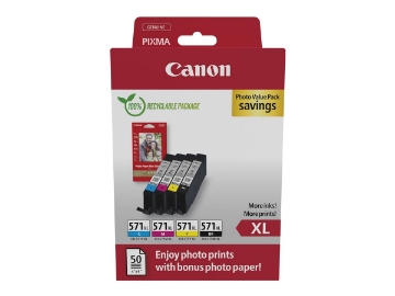 Bild på Canon CLI-571 XL C/M/Y/BK Photo Value Pack