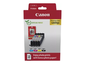 Bild på Canon CLI-581 C/M/Y/BK Photo Value Pack