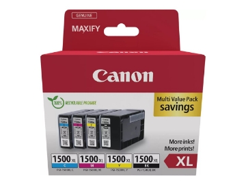 Bild på Canon PGI-1500XL BK/C/M/Y Multipack