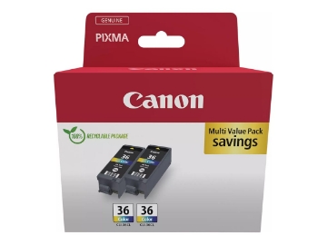 Bild på Canon CLI-36 Color Twin Pack