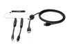 Bild på C2G 10ft (3m) 4K HDMI Premium Cable and Dongle Adapter Ring with Color Coded Mini DisplayPort and USB-C