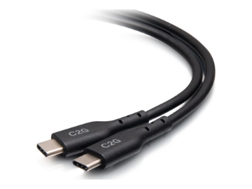 Bild på C2G 1.5ft (0.5m) USB-C Male to USB-C Male Cable (20V 5A)