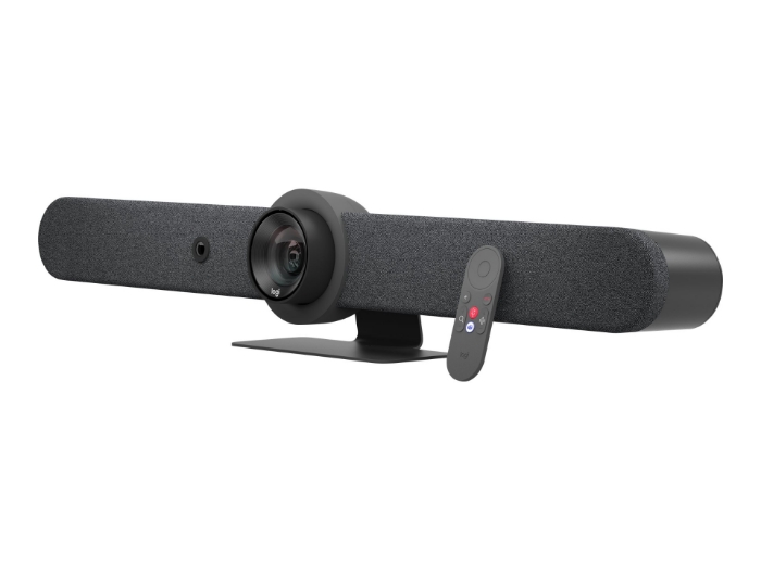 Bild på Easily turn any space into a native platform meeting room with one-touch join, wired and wireless content sharing and centre-of room control with Tap. Logitech room solutions in appliance mode are designed with Logitech's Collab OS operating system utilis