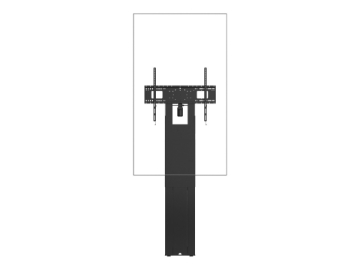 Bild på VISION Motorised Height Adjustable Dual Display Floor Stand