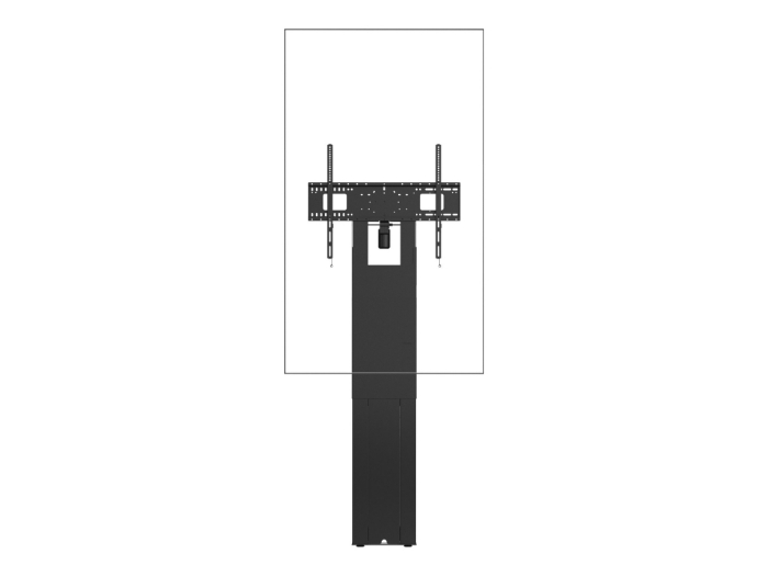 Bild på VISION Motorised Height Adjustable Dual Display Floor Stand