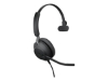 Bild på Evolve2 40 USB-C Mono headset MS, Soft pouch,Warranty and warning (safety leaflets)