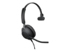 Bild på Evolve2 40 USB-C Mono headset UC,Soft pouch,Warranty and warning (safety leaflets)