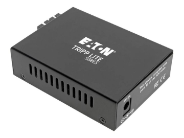 Bild på Eaton Tripp Lite Series Gigabit Singlemode Fiber to Ethernet Media Converter, SMF 10/100/1000 SC, 1310 nm, 20 km (12.4 mi.)