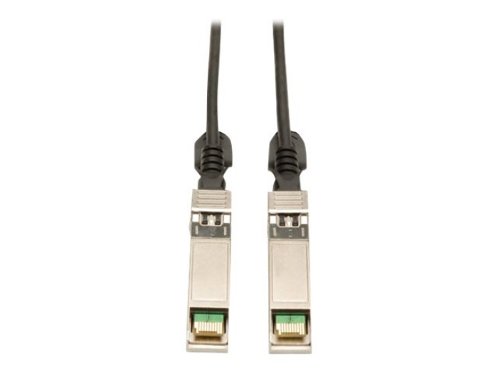 Bild på Eaton Tripp Lite Series SFP+ 10Gbase-CU Passive Twinax Copper Cable, SFP-H10GB-CU1M Compatible, Black, 1M (3.28 ft.)