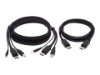 Bild på Eaton Tripp Lite Series Dual DisplayPort KVM Cable Kit 4K USB 3.5 mm Audio 3xM/3xM 6ft
