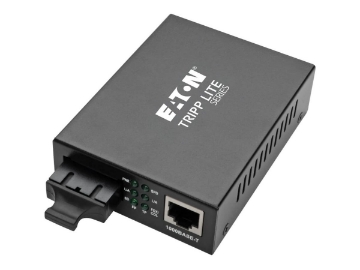 Bild på Eaton Tripp Lite Series Gigabit Multimode Fiber to Ethernet Media Converter, 10/100/1000 SC, International Power Supply, 850 nm, 550 m (1,804 ft.)