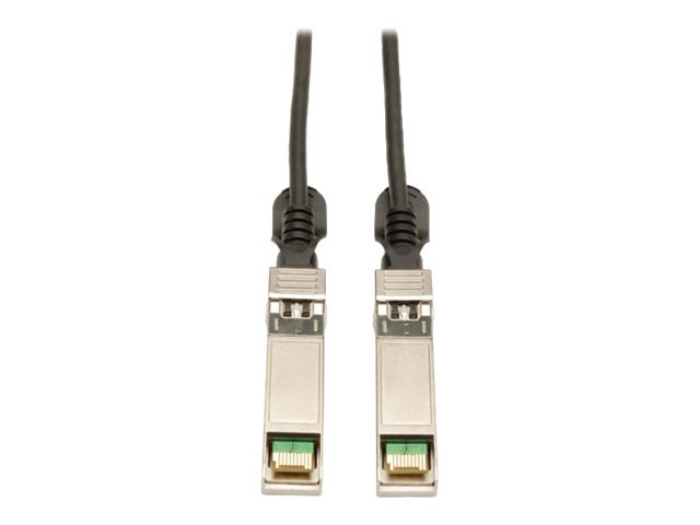 Bild på Eaton Tripp Lite Series SFP+ 10Gbase-CU Passive Twinax Copper Cable, SFP-H10GB-CU5M Compatible, Black, 5M (16.4 ft.)