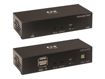 Bild på Eaton Tripp Lite Series DisplayPort to HDMI over Cat6 Extender Kit with KVM Support, 4K 60Hz, 4:4:4, USB, PoC, HDCP 2.2, up to 230 ft., TAA