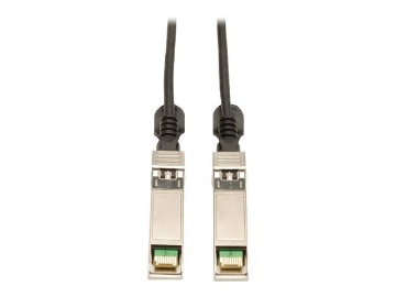 Bild på Eaton Tripp Lite Series SFP+ 10Gbase-CU Passive Twinax Copper Cable, SFP-H10GB-CU2M Compatible, Black, 2M (6.56 ft.)