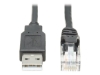 Bild på Eaton Tripp Lite Series USB to RJ45 Rollover Console Cable (M/M)