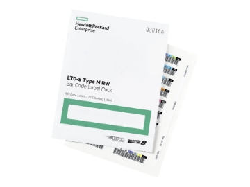 Bild på HPE LTO-7 Type M Ultrium RW Bar Code Label Pack